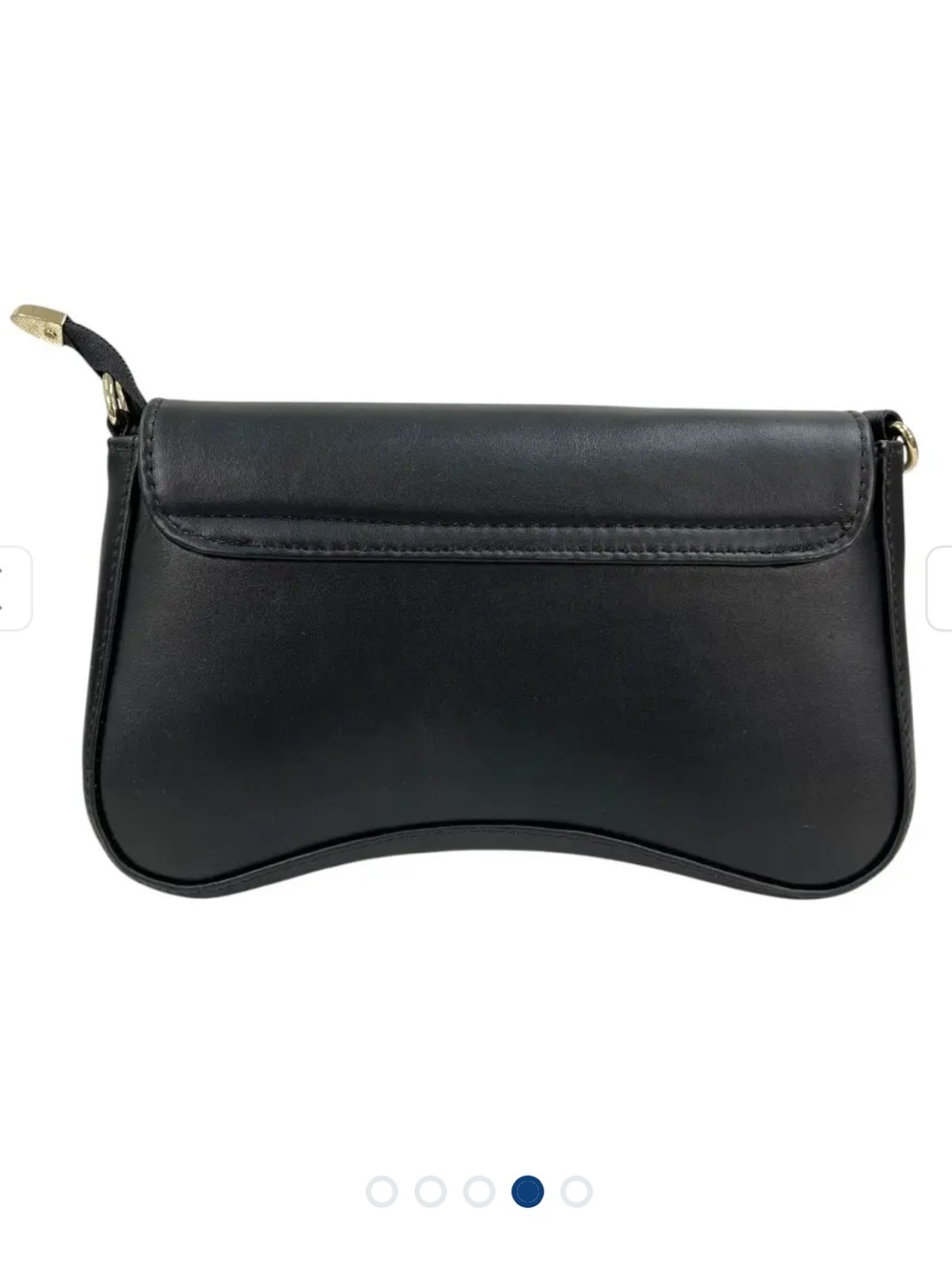 MEXICANA Leather Shouder or Crossbody Bag in Black - Picture 5 of 6